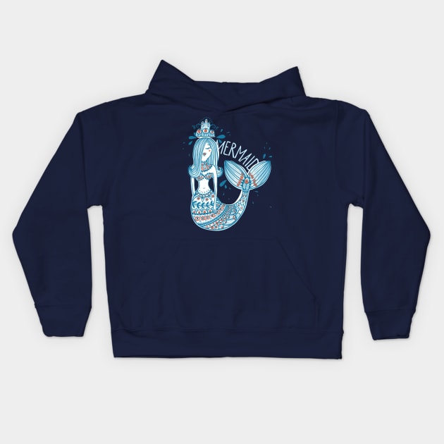 Mermaid Kids Hoodie by annapaff